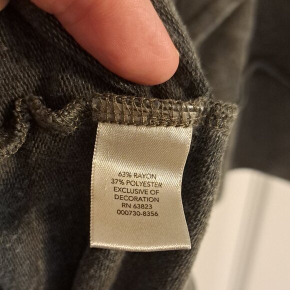 Christopher & Banks Khaki Green Pullover Top - Picture 7 of 8